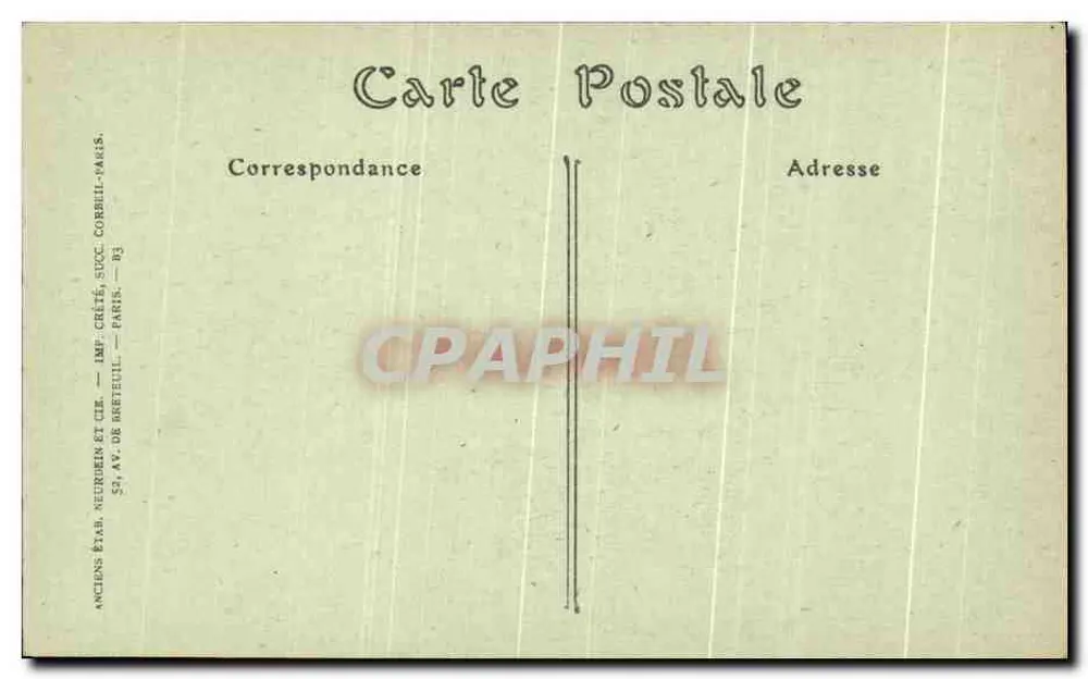 Donna Araba — ritratto — Imp. Cré té et Cie, Parigi - Verso