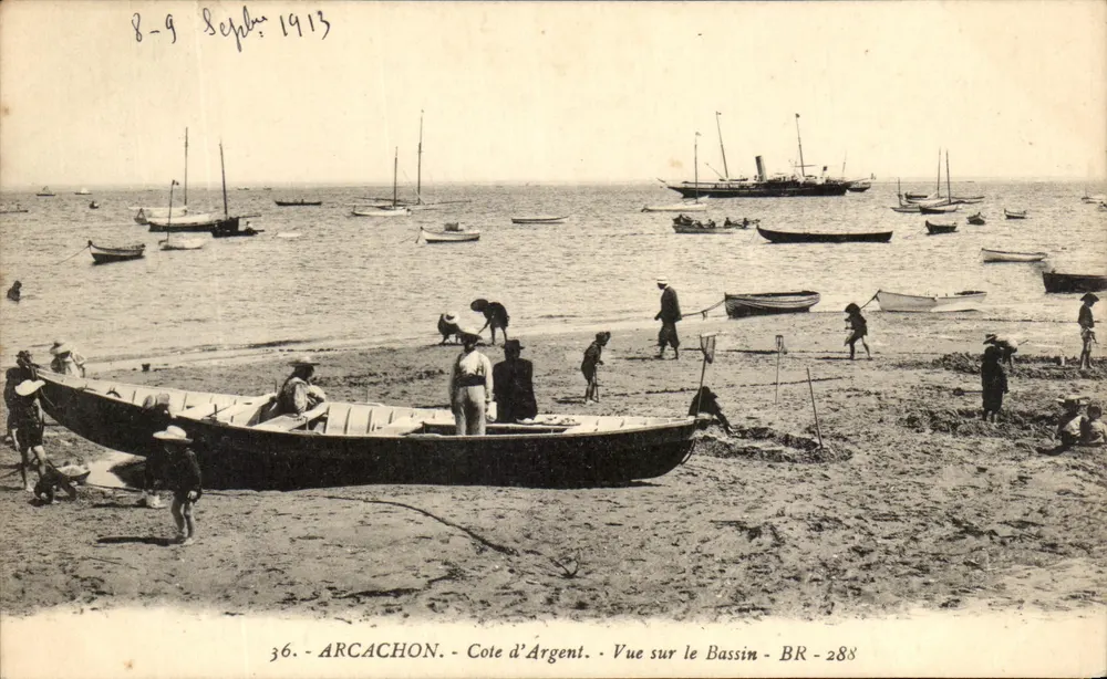 Arcachon - Côte d'Argent - Ansicht des Beckens - BR - 288 - Vorderseite