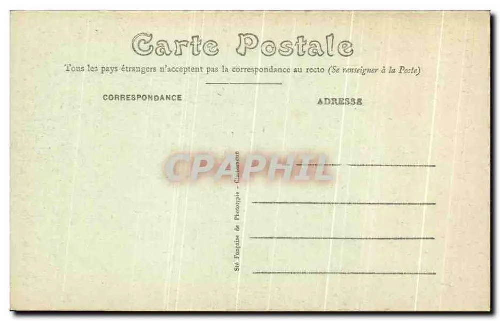 Le Mans — Estátua do Geral Chanzy — Édition N. G. N° 23 - Verso