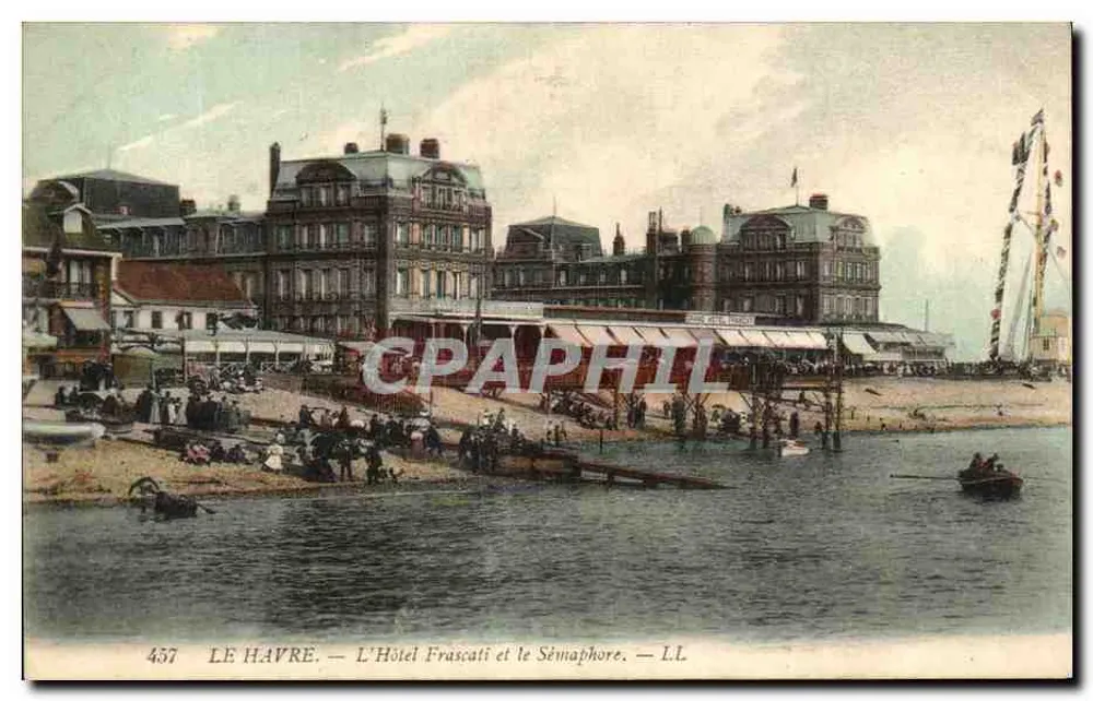 Le Havre — Das Hotel Frascati und das Semafor — LL, n° 457 - Vorderseite