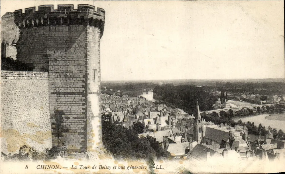 Chinon — La Tour de Boissy et vue générale — LL. n°8 - Vorderseite