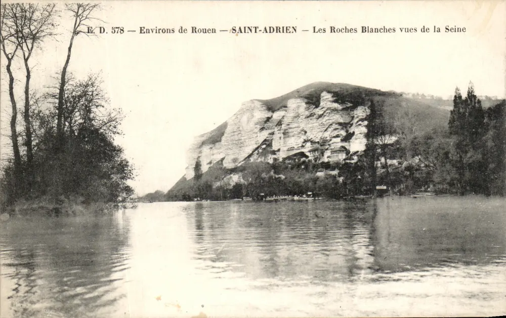 Saint-Adrien — Les Roches Blanches aus Sicht der Seine — E.D. 578 - Vorderseite