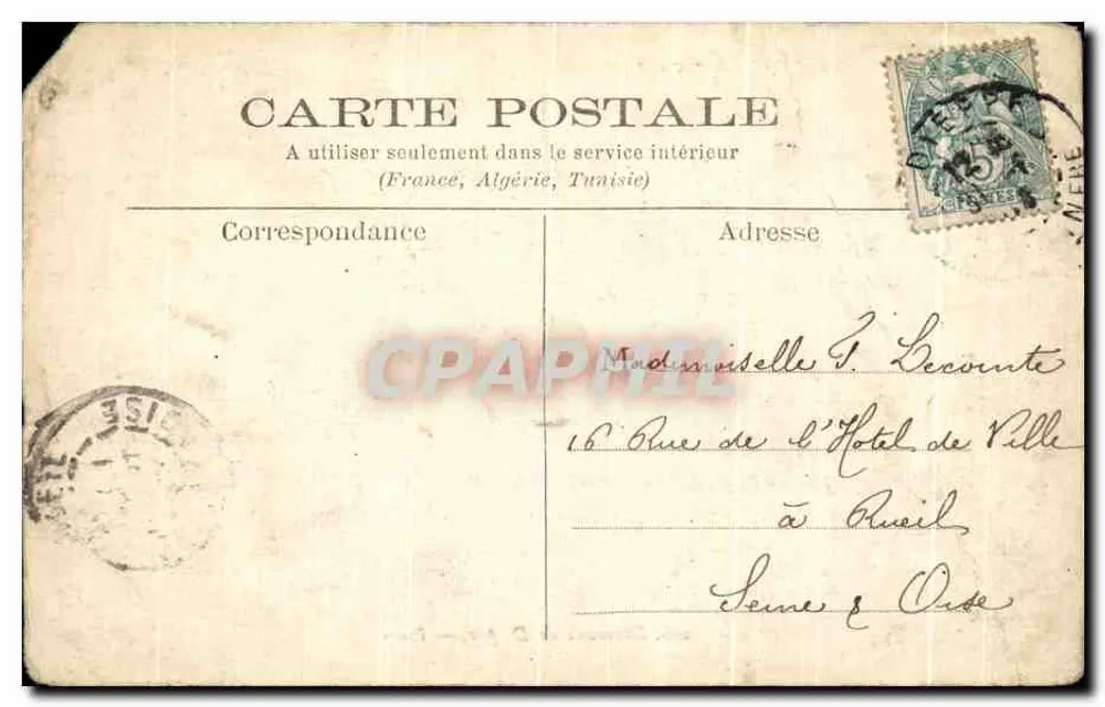 Environs de Dieppe — Puis — Éditeur L. Mauchous - Verso