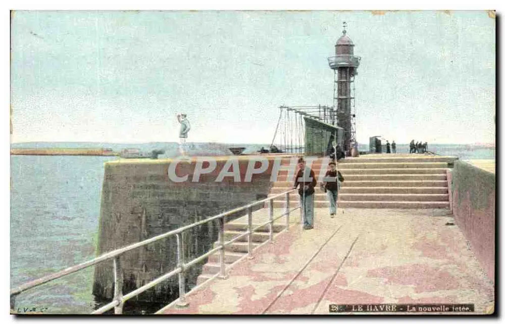 Le Havre - A nova doca — editor LVRE, n° 28 - Frente