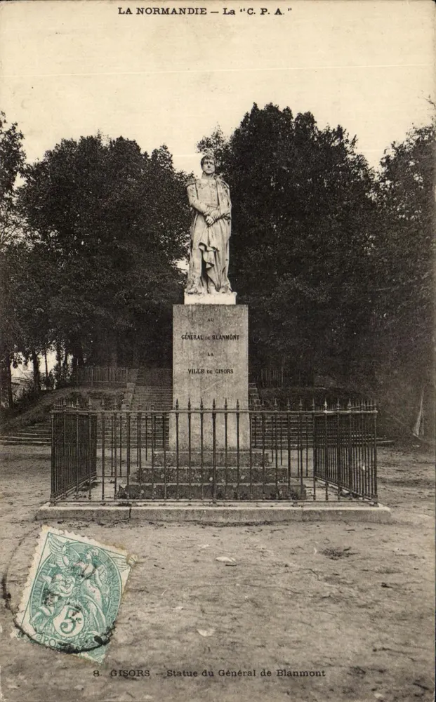 Gisors — Statue des Generals de Blanmont — La Normandie - Vorderseite