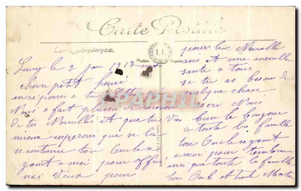 Sainte-Adresse — Palast der Regatten und Palast des Handels — LL. n° 617 - Rückseite