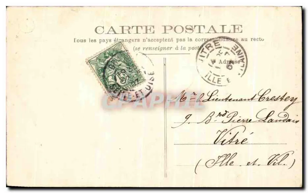 Tours — Catedral — Portal Sur — G.B. 51, editor Bernard Bazin - Reverso