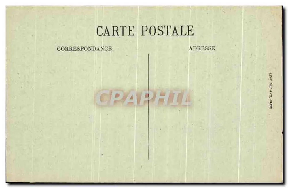 Schloss Fontainebleau — Vestibule — N.G. - Rückseite