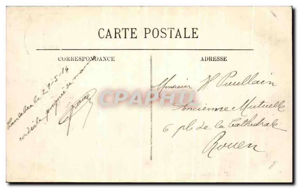 Caudebec-en-Caux — A Digue — editor não visível - Verso