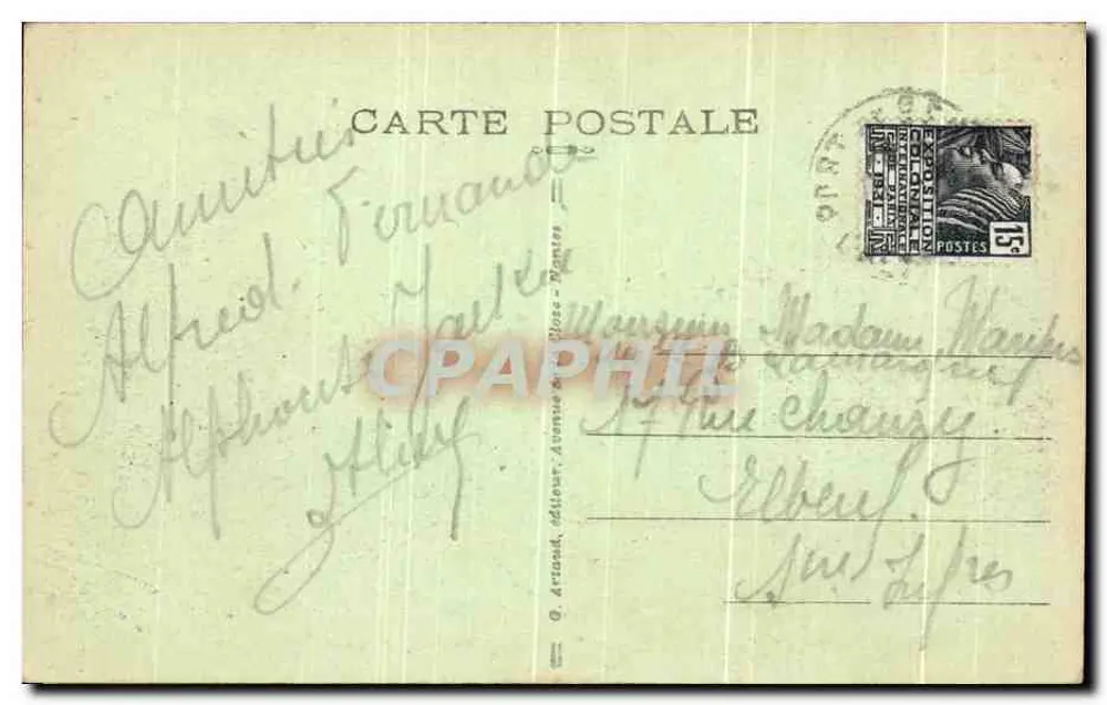 Deauville - "La Plage Fleurie" — Boulevard Eugène-Cornuché und die Tennisplätze - Rückseite
