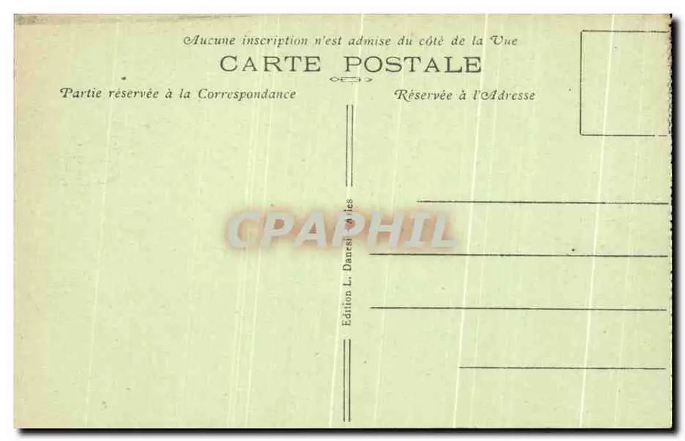 Les Alyscamps - Eingang zur Kapelle der Bouches-Alpilles — Edition L. Daures - Rückseite