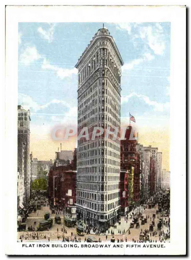 New General Post Office — bâtiment monumental avec colonnades — éditeur Irvine & Dunning, n° de série non visible - Rückseite