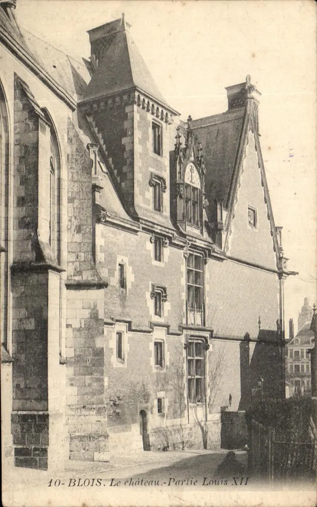 Blois - Das Schloss - Teil von Louis XII — anonymer Verlag, Nr. 10 - Vorderseite