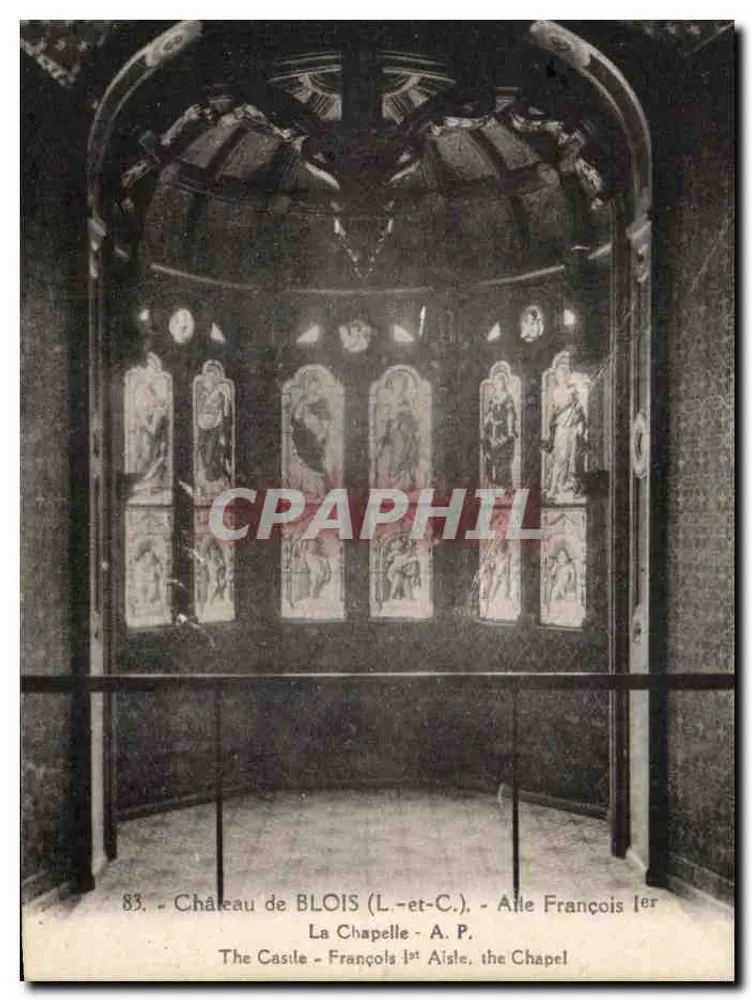 Schloss BLOIS (L.-et-C.) - Flügel von François 1er - Die Kapelle - Vorderseite