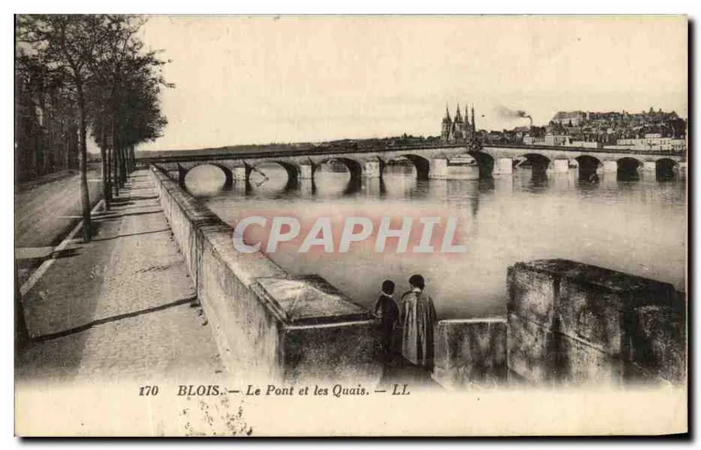 Blois — Der Brücke und die Ufer — LL - Vorderseite