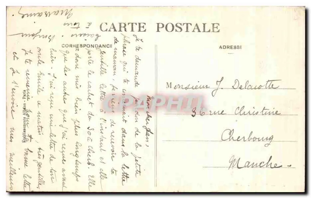 Blois — Das Schloss — Die Saal der Staaten — E. A. — Nr. 47 - Rückseite