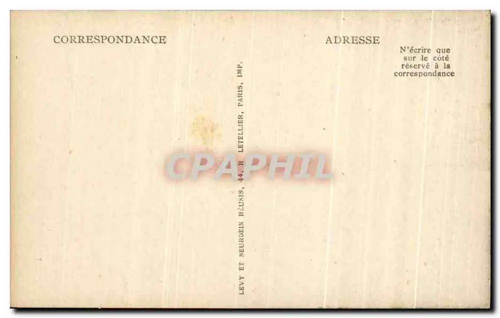 BLOIS — O Castelo. Cul-de-Lampe — LL n°339 - Verso