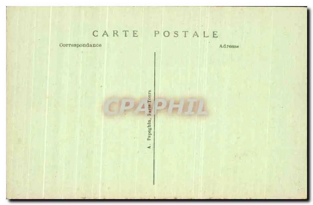 Blois — O Castelo — O Mendigo — A. P. - Verso