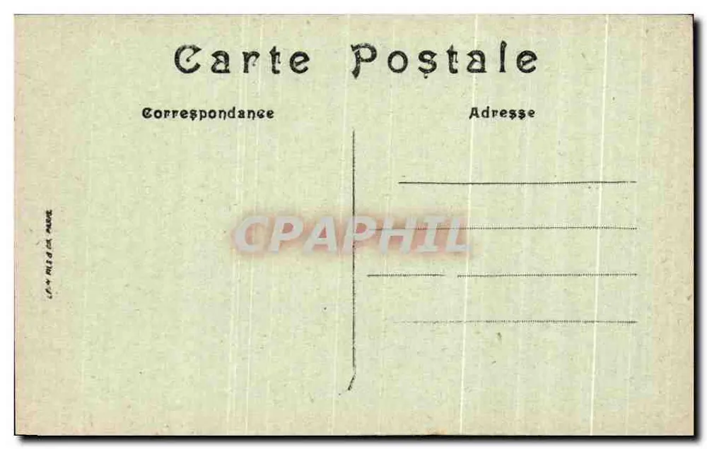 Blois — Alte Gargoyle — Die Frosch — Verlag LL, n° 245 - Rückseite