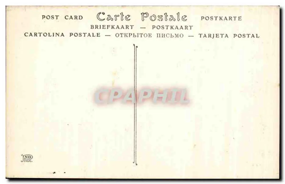 Castelo de BLOIS — Frontão de janela — ND. Phot. - Verso