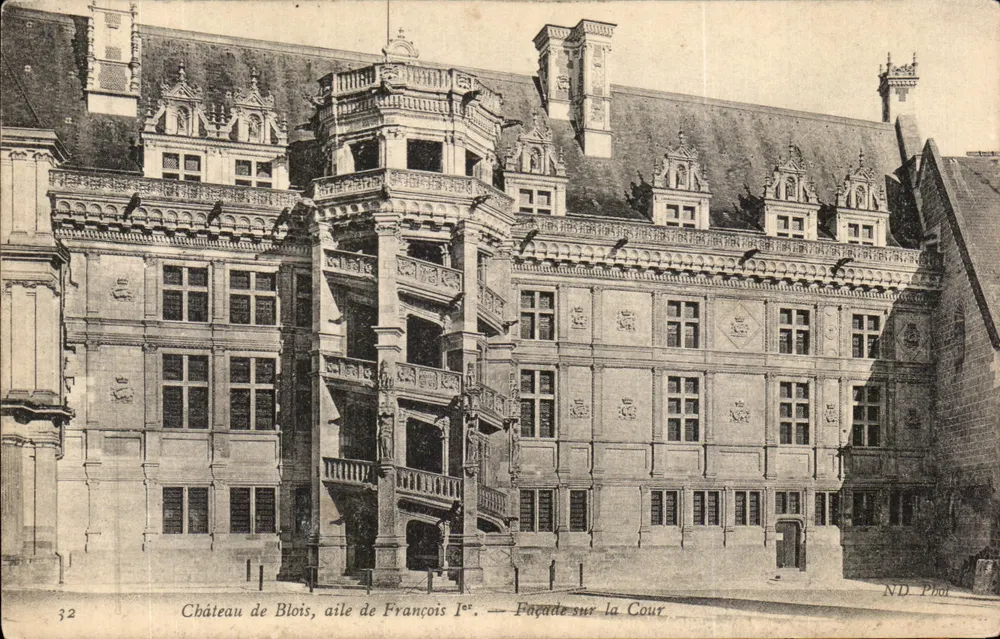 Château de Blois, Flügel von François Ier — Fassade auf den Cour — ND Phot - Vorderseite