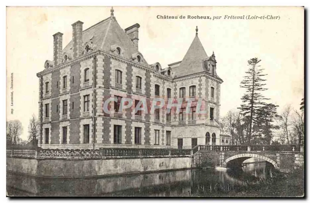 Castelo de Rocheux, por Fréteval (Loir-et-Cher) - Frente