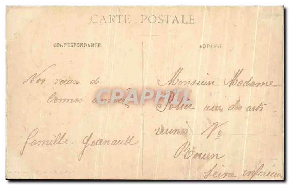 Montrichard - A Prefeitura — Touchedelay-Moriceau, Nouvelles Galeries - Verso