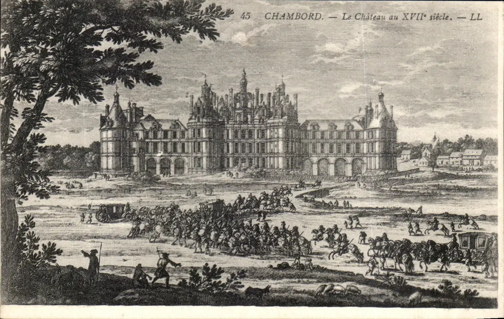 Chambord — O Castelo no Século XVII — LL - Frente