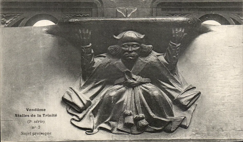 Vendôme - Stalles de la Trinité — Sujet grotesque n°3 — 2e série - Awers