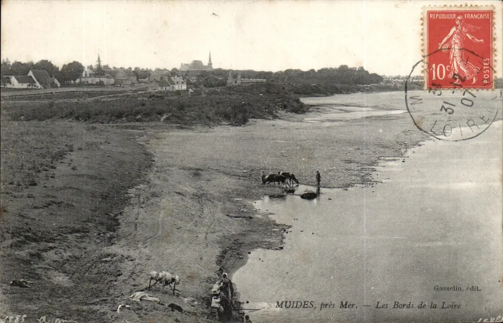 Muides, nahe Meer — Die Ufer der Loire — Gasselin, Verlag - Vorderseite