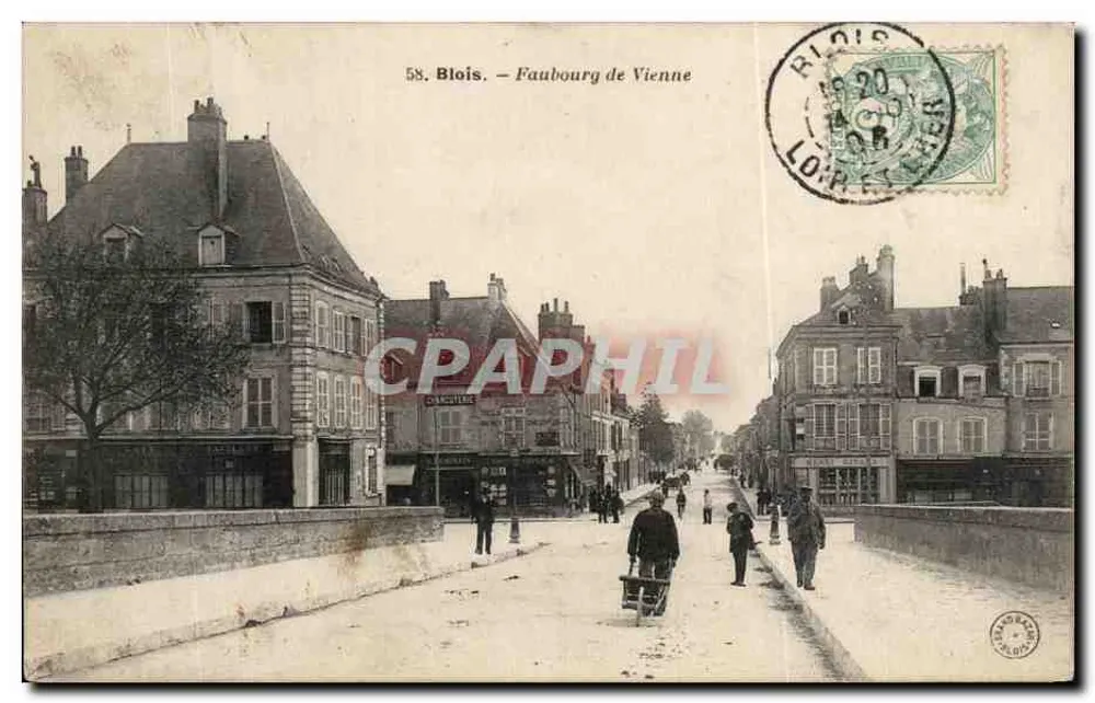 Blois — Faubourg de Vienne — editor Chanchereau, n°58 - Frente