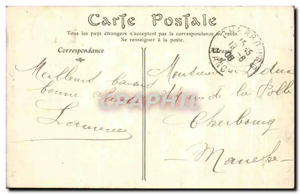 Blois — A Estátua de Denis Papin — Editor ND 98 - Verso