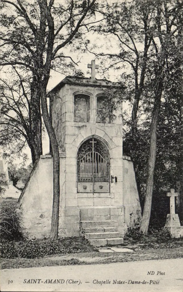 Saint-Amand (Cher) — Capela Nossa Senhora da Piedade — ND Phot - Frente