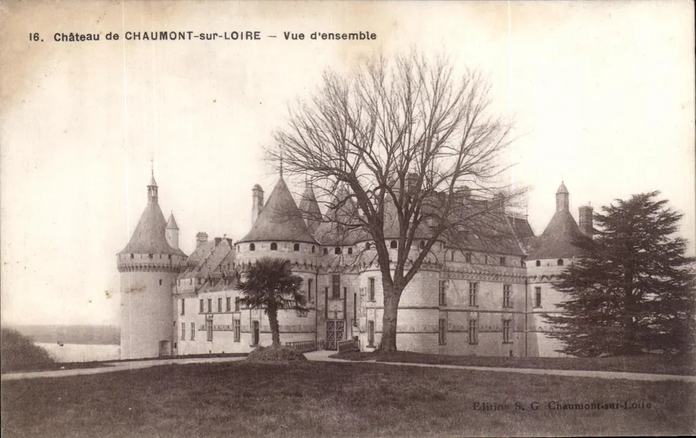 Castelo de Chaumont-sur-Loire — Vista geral — Edição S. G. Chaumont-sur-Loire - Frente