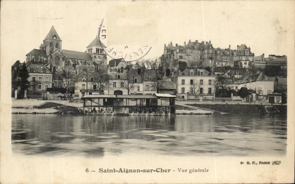 Saint-Aignan-sur-Cher — Vista geral — B.F. Paris n°6 - Frente