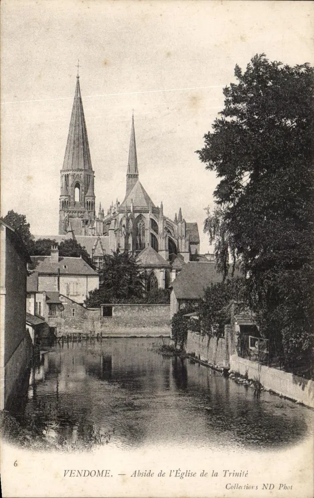 Vendôme — Apsis van de Kerk van de Trinité — Collectie ND Phot - Voorkant