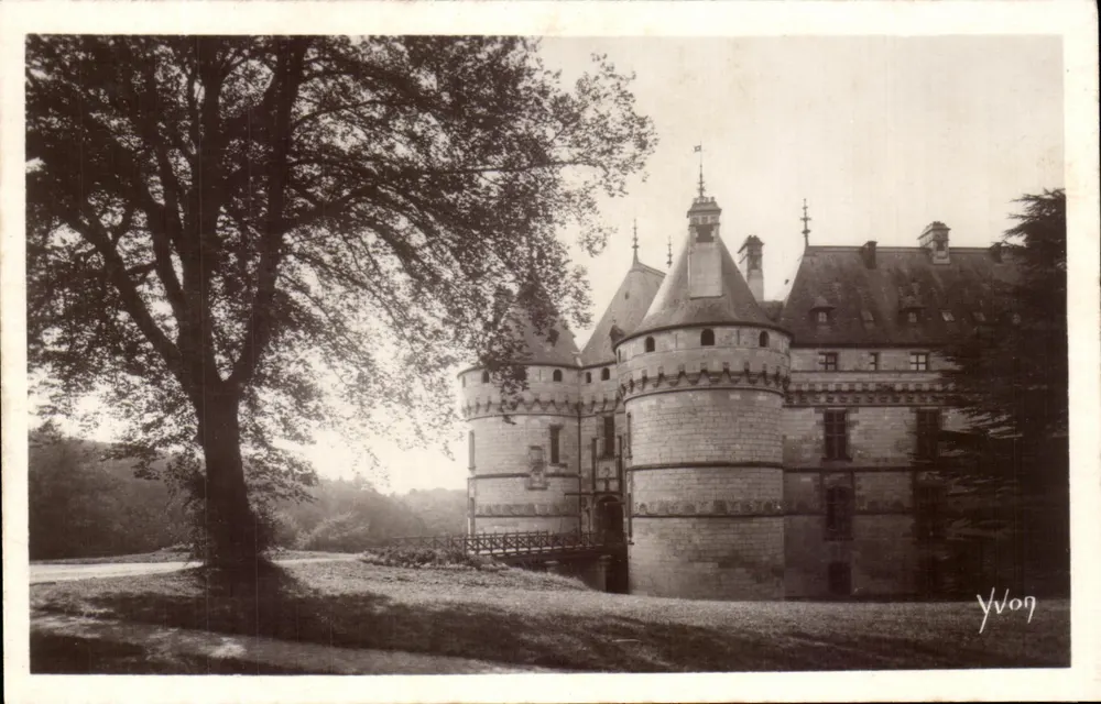 Schloss Chaumont-sur-Loire — von dem Park aus gesehen — Édition YVON - Vorderseite