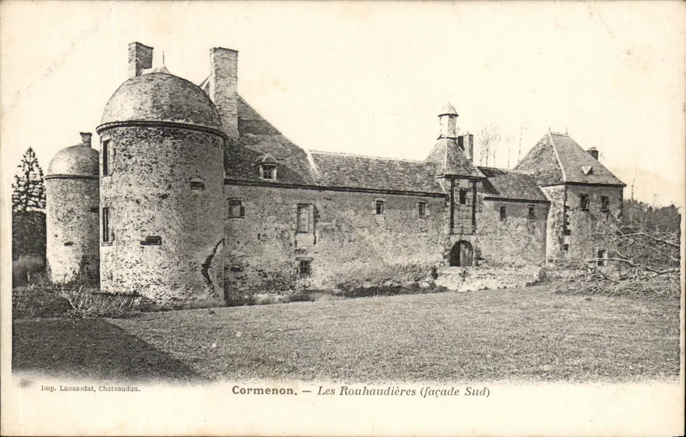 Cormenon — Les Rouhaudières (façade Sud) — Imp. Laussadat, Châteaudun - Frente