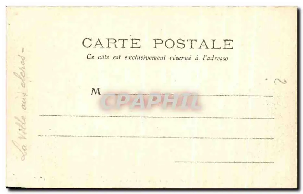 Loir-et-Cher — Castelo da Gaudinière — MT I.L. n°162 - Verso