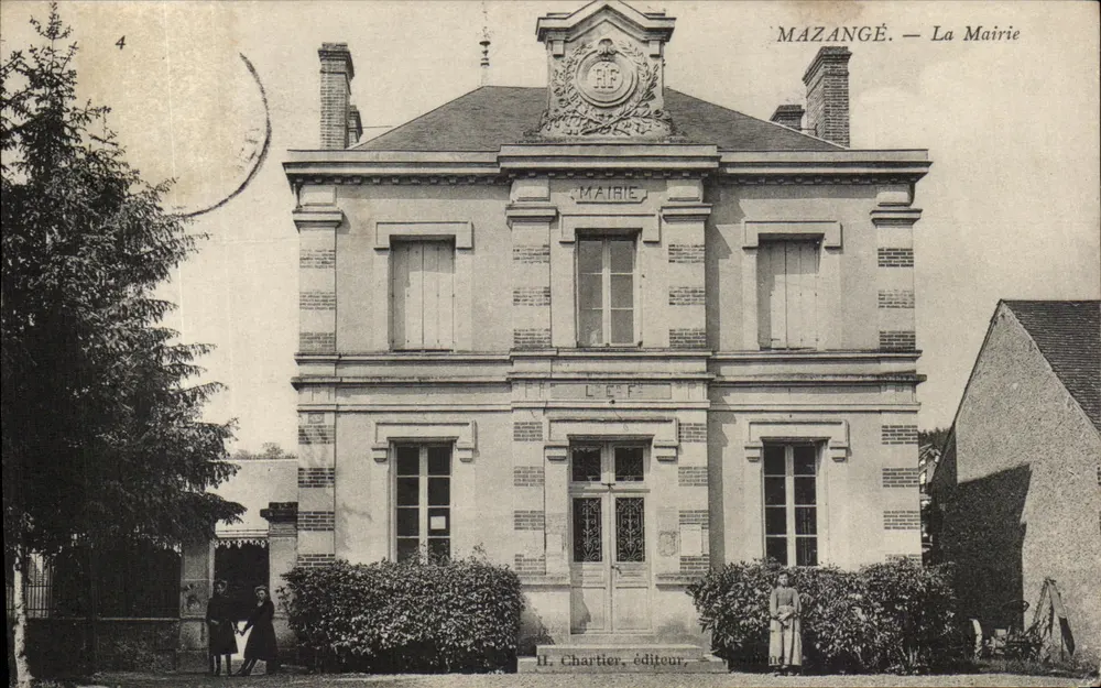 Mazangé — A Prefeitura — H. Chartier, editor - Frente