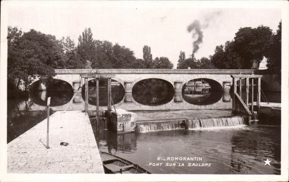 Brug over de Sauldre in Romorantin — uitgever Etoile, n°6 - Voorkant