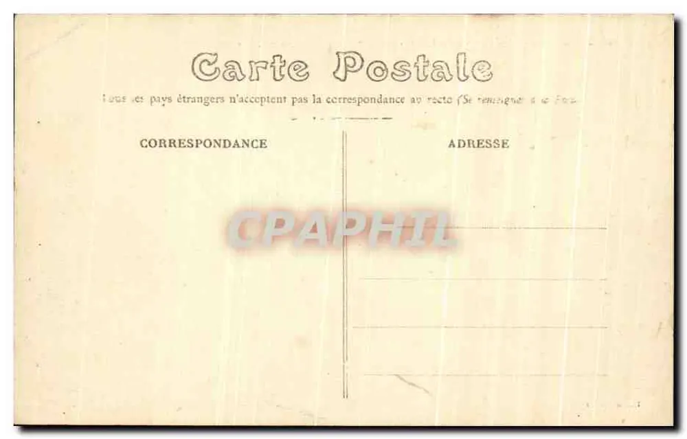 Chambon (L.-et-C.) — Schloss La Poterie — Aufnahme aus der Orangerie — Verlag Rablier - Rückseite