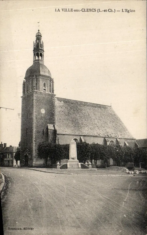 La Ville-aux-Clercs (L.-et-Ch.) — La Chiesa - Recto