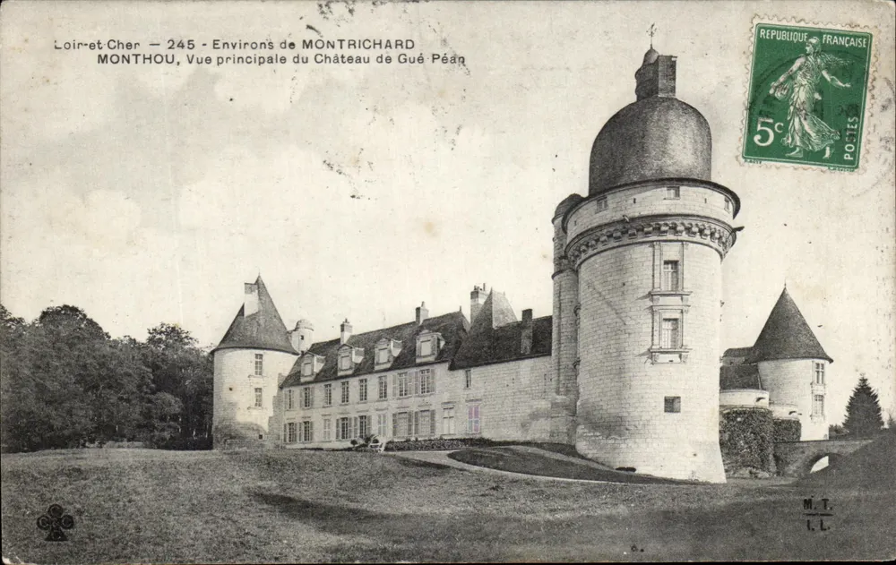 Schloss Gué Péan — Umgebung von Montrichard — M.T. I.L. - Vorderseite