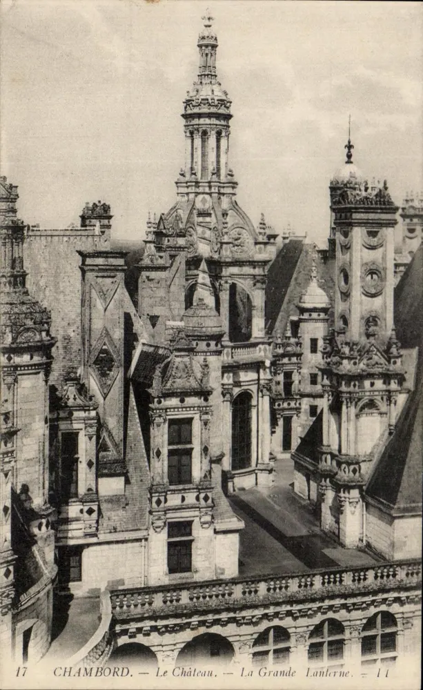 Chambord — Das Schloss — Die Große Laterne — n° 17 - Vorderseite