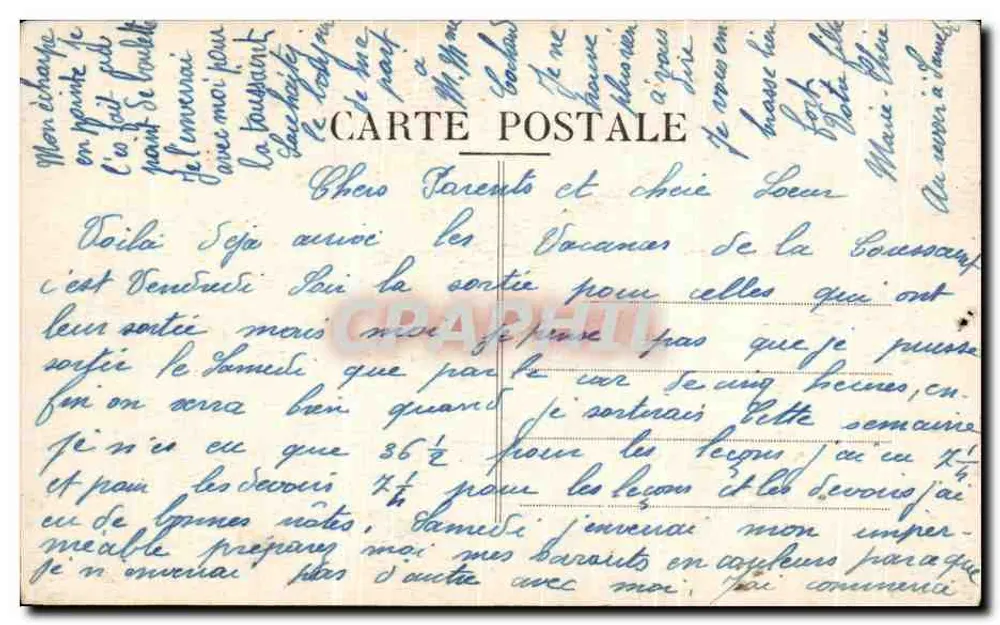 Ursulinas - Morlaix — Entrada da Capela — Cliché Mazé-Launay - Verso
