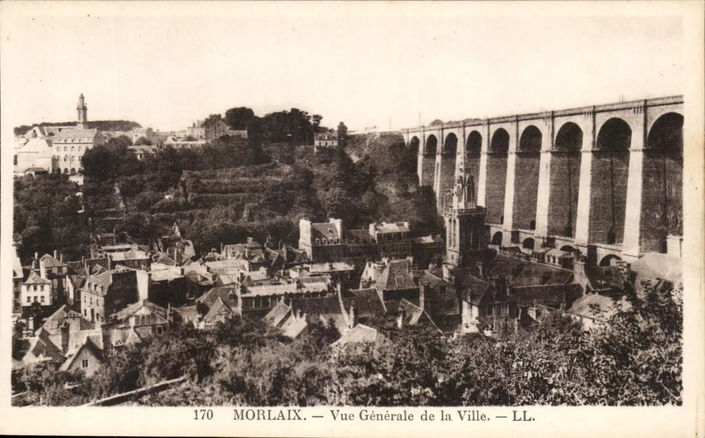 Morlaix — Vista Geral da Cidade — LL. n°170 - Frente