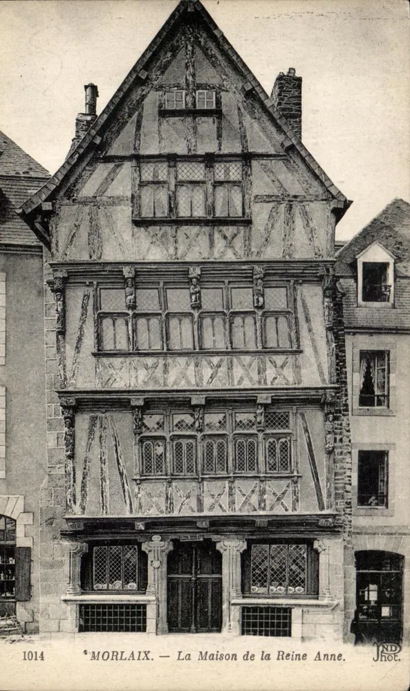 Morlaix — Das Haus der Königin Anne — Fot. ND - Vorderseite