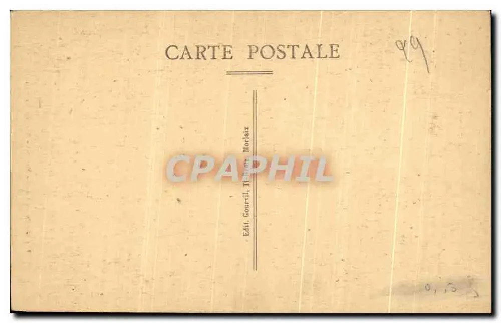 Morlaix — Rue de Bourret — Velhas Casas - Verso