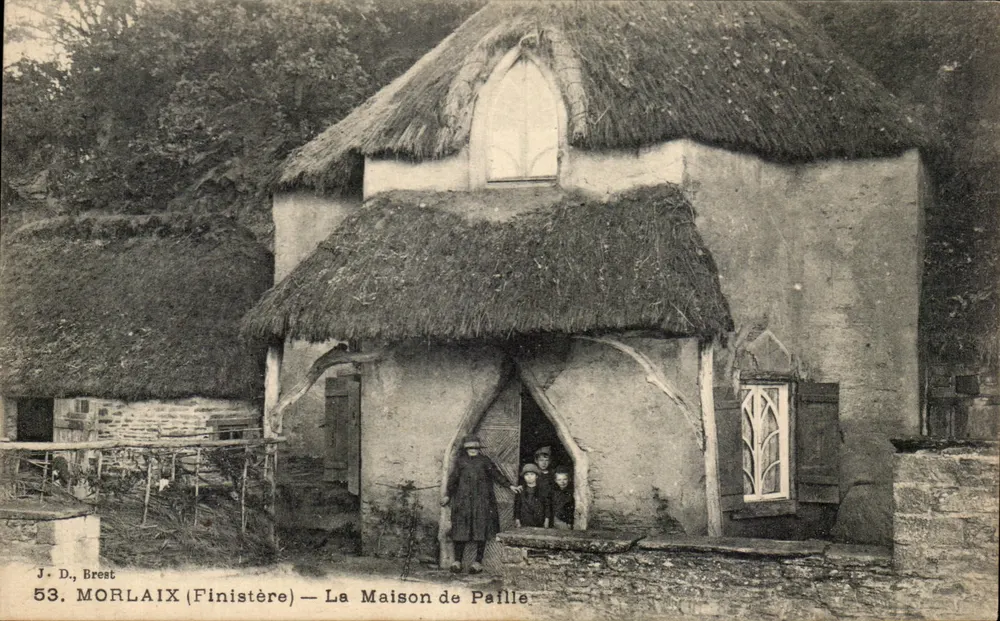 Morlaix (Finistère) — La Maison de Paillie — J. D., Brest, n°53 - Recto